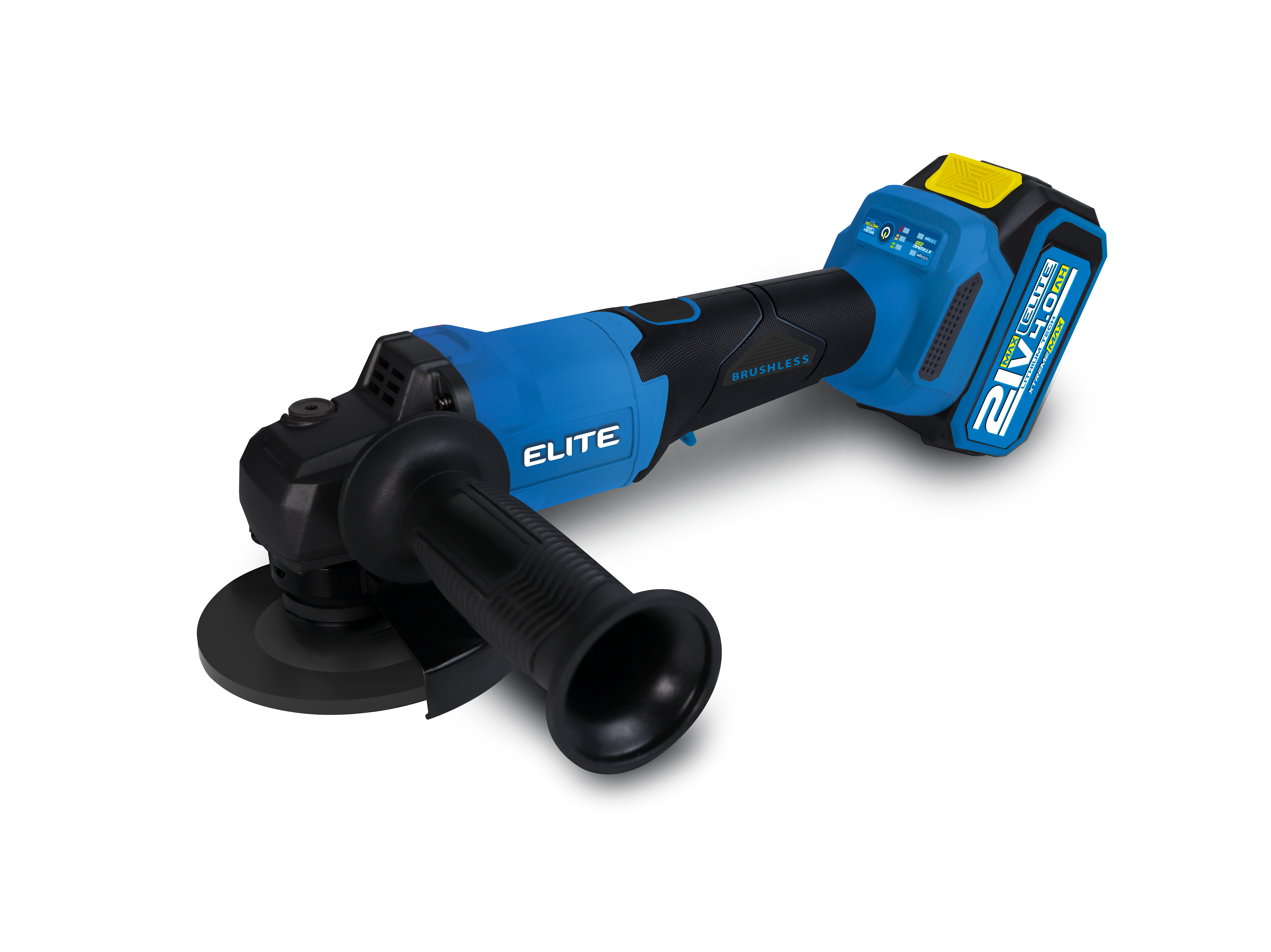 Esmeriladora inalámbrica brushless 21V de 4 1/2” a 5” Elite XAG2195K